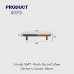 Two-Tone Cabinet Handles Drawer Pulls