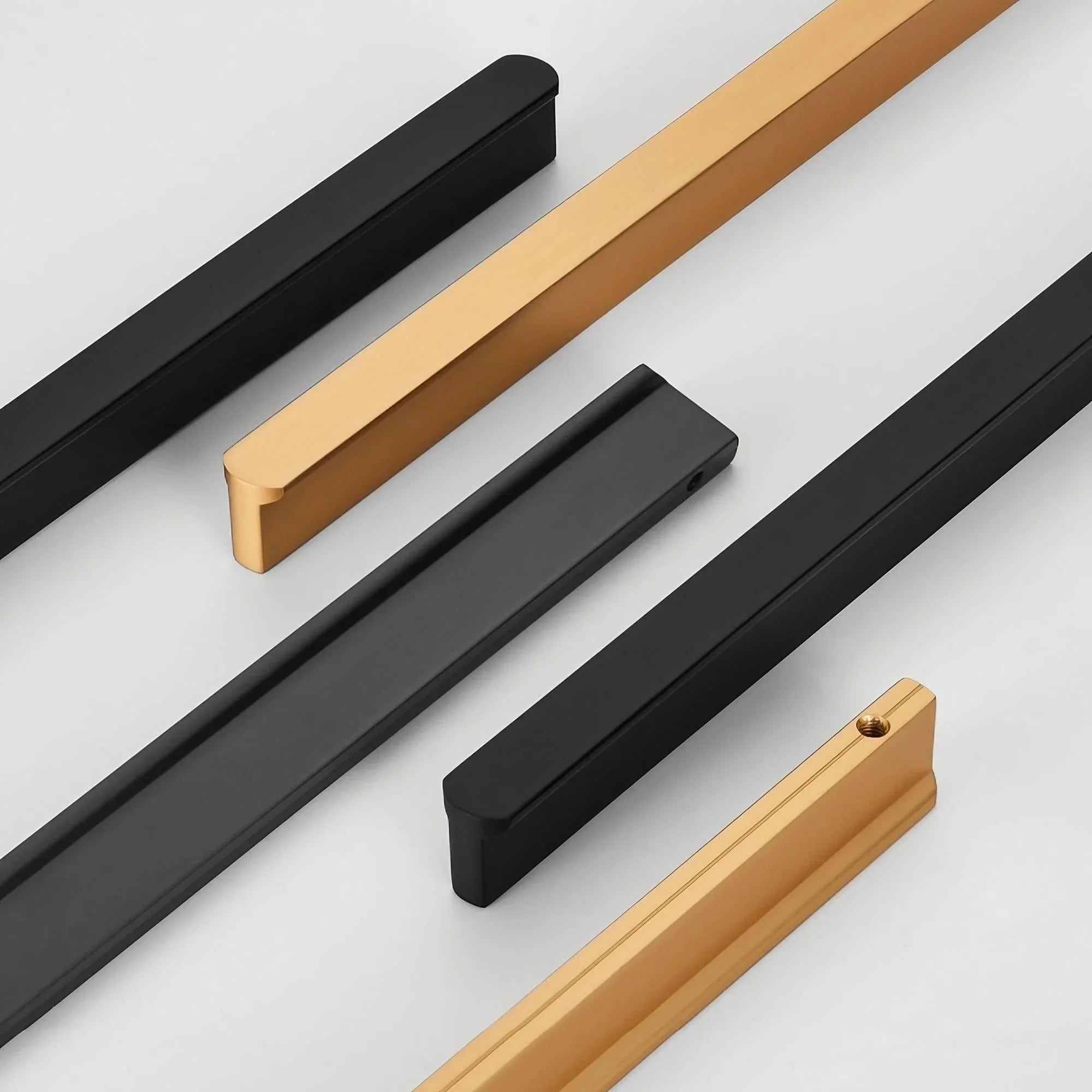 T-shaped Rounded Corner Long Cabinet Pulls