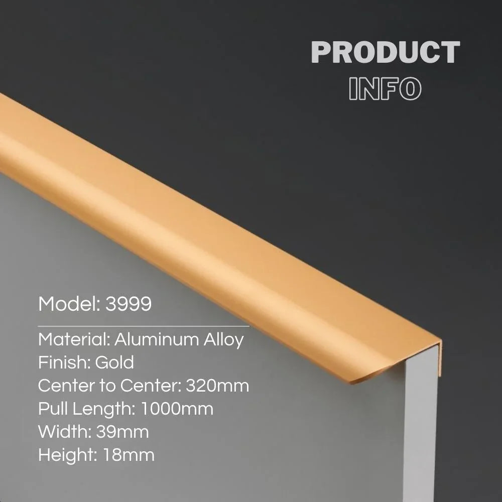 Cabinet Edge Pulls Modern Long Handles
