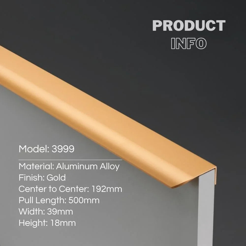 Cabinet Edge Pulls Modern Long Handles