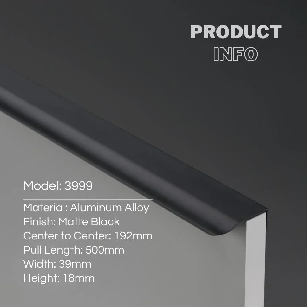 Cabinet Edge Pulls Modern Long Handles
