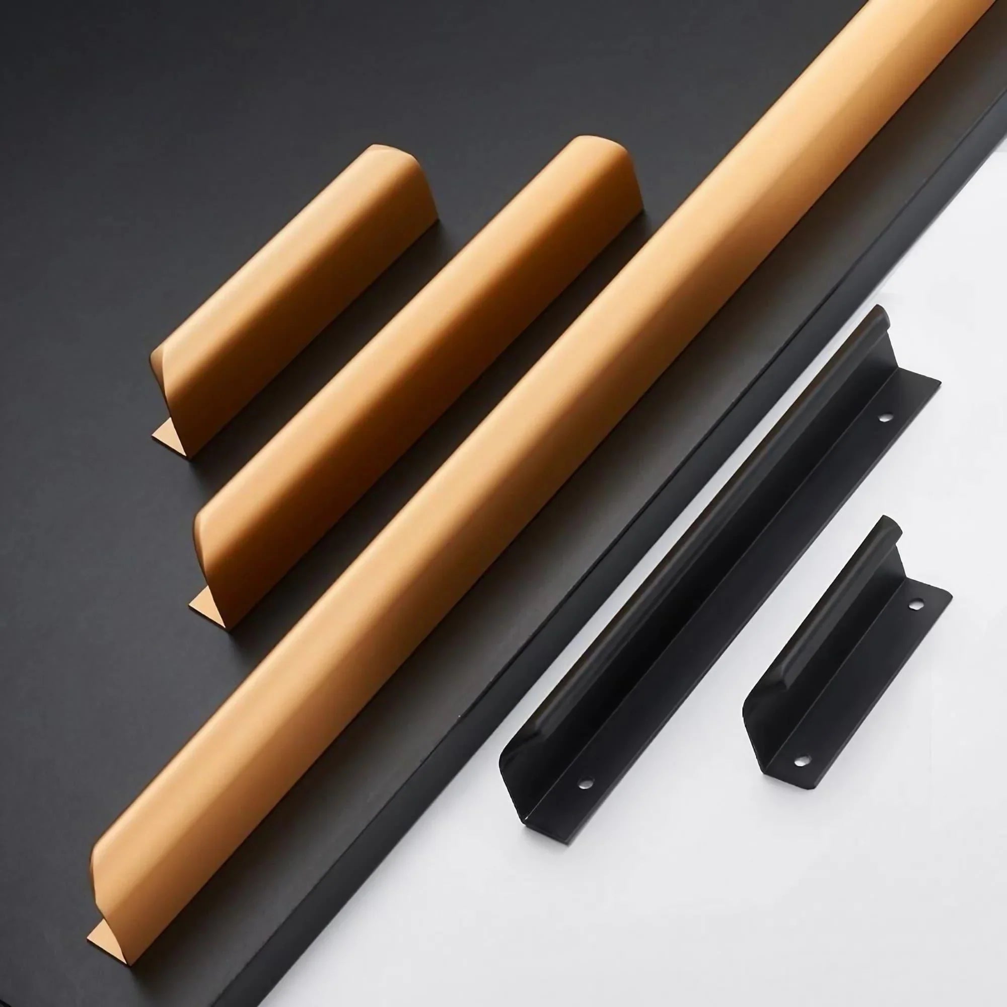 Cabinet Edge Pulls Modern Long Handles
