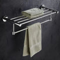 Wall-Mounted Stainless Steel Towel Rack Bathroom