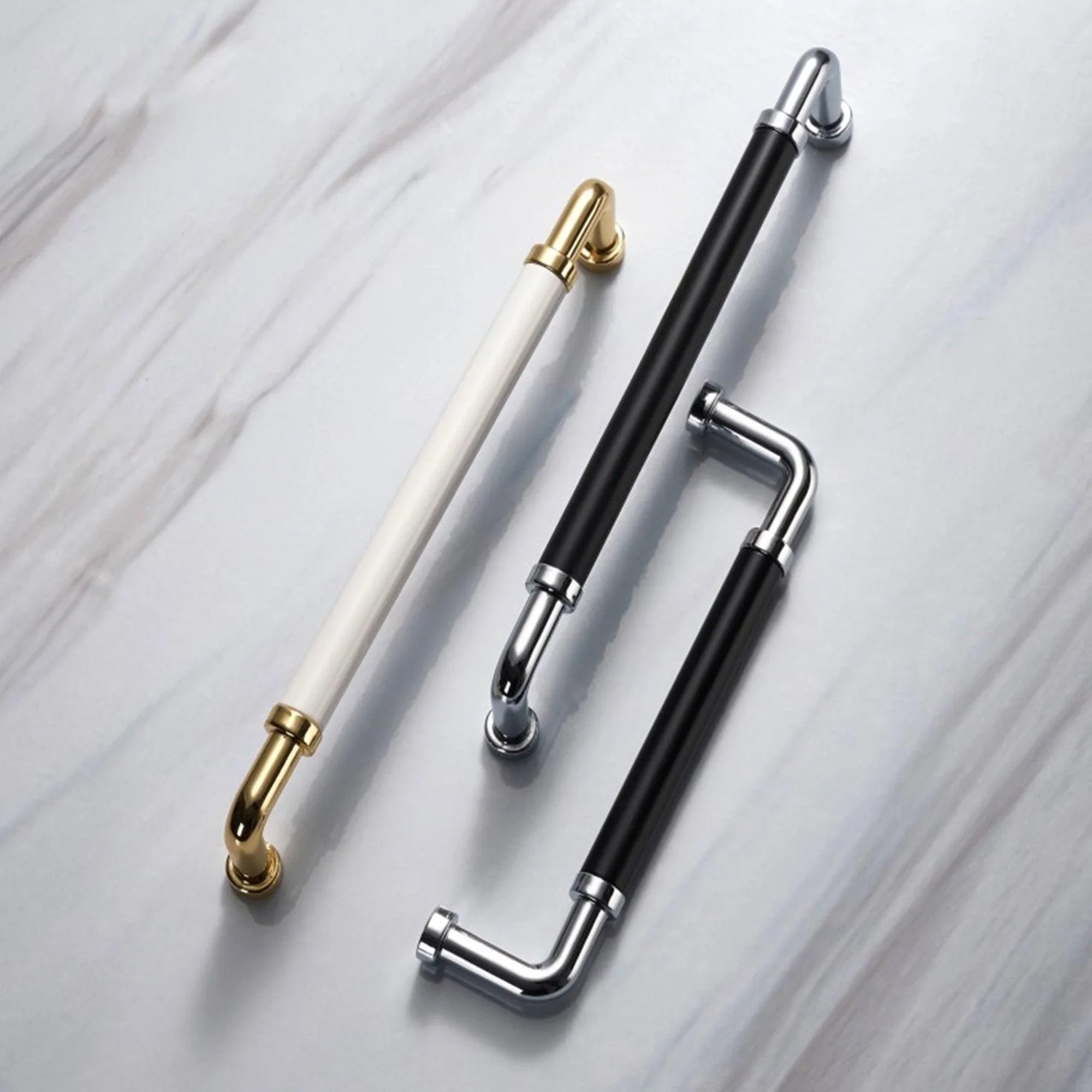 Chrome Kitchen Cabinet Pulls and Knobs Drawer Handles