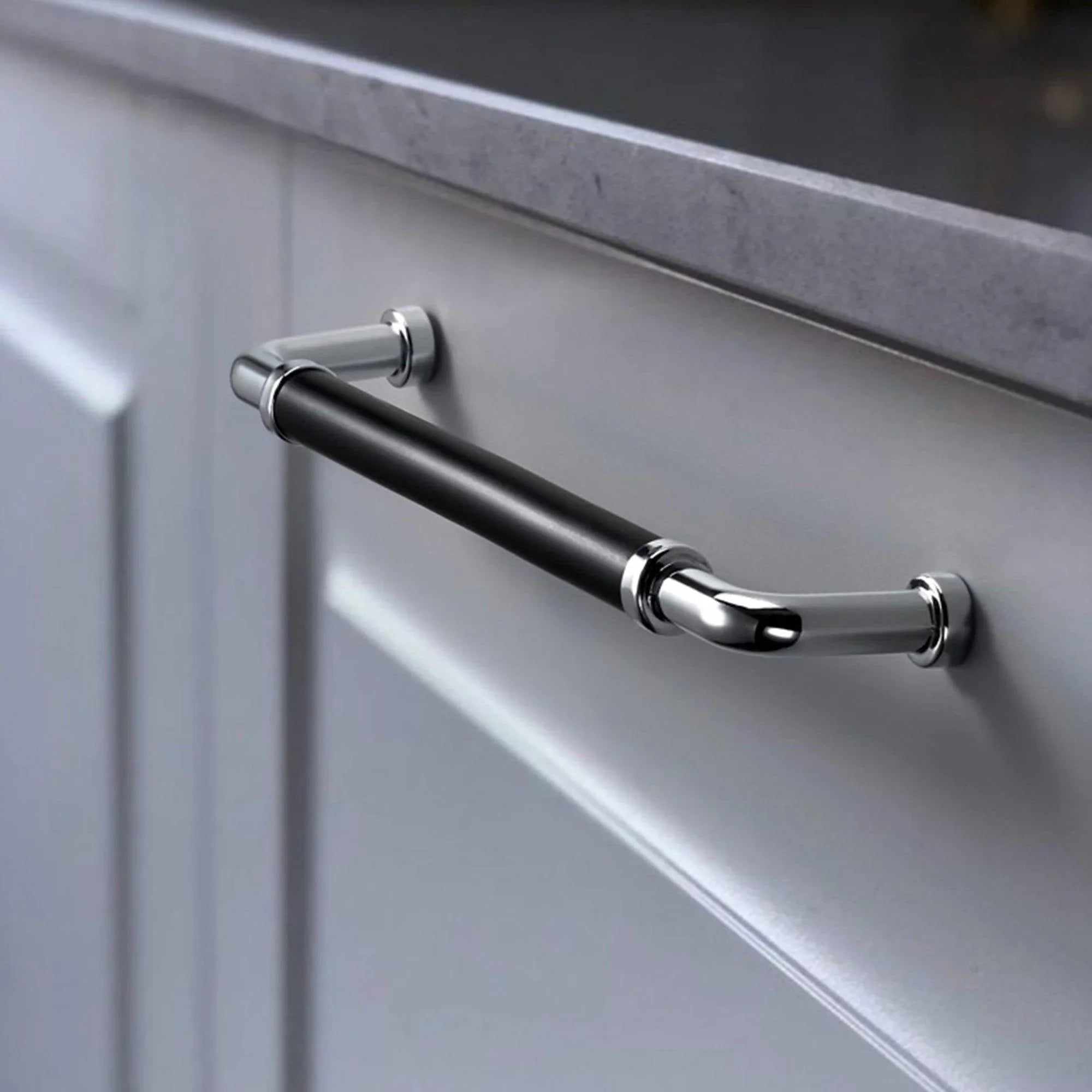 Chrome Kitchen Cabinet Pulls and Knobs Drawer Handles