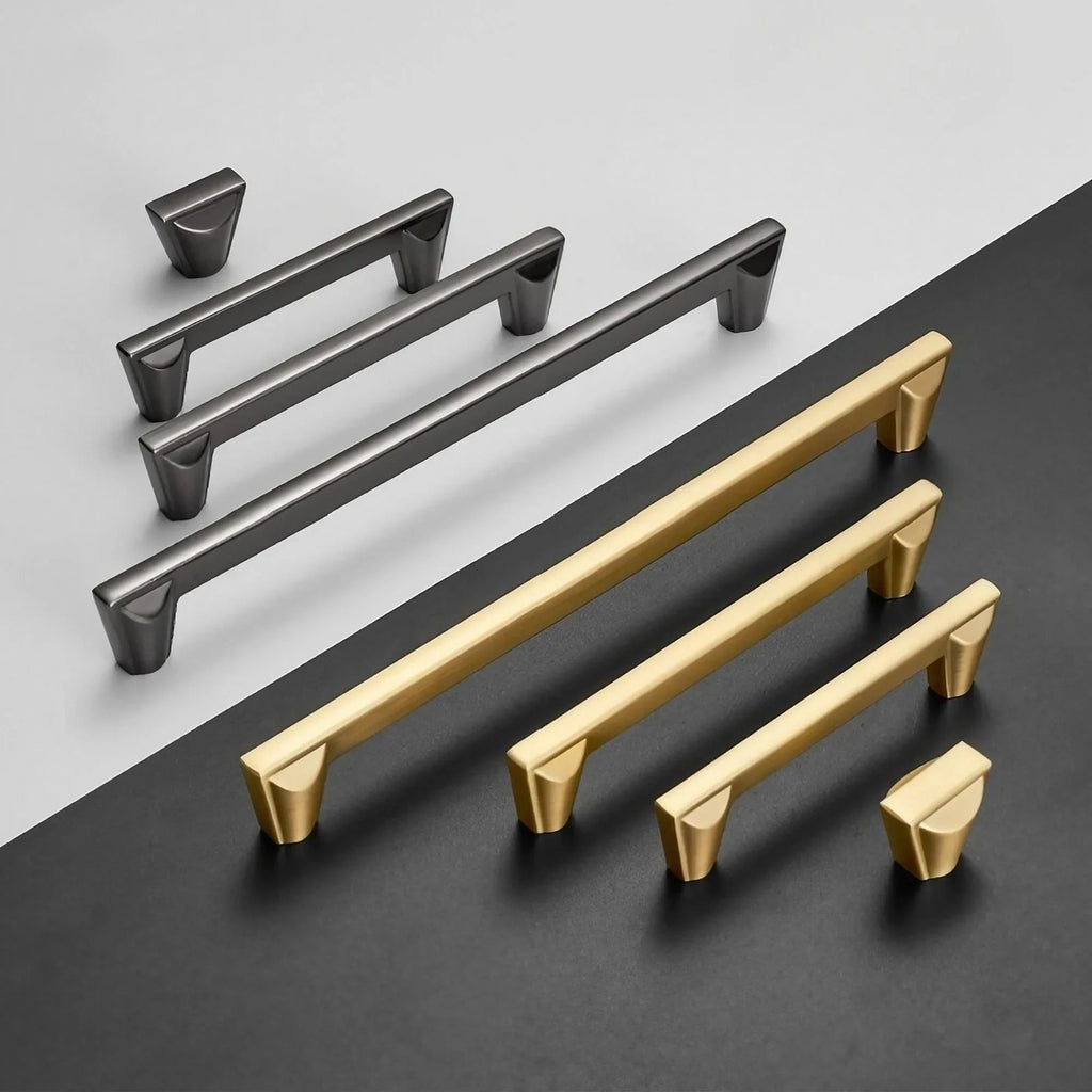 Stylish Conical Brushed Nickel Cabinet Pulls and Knobs