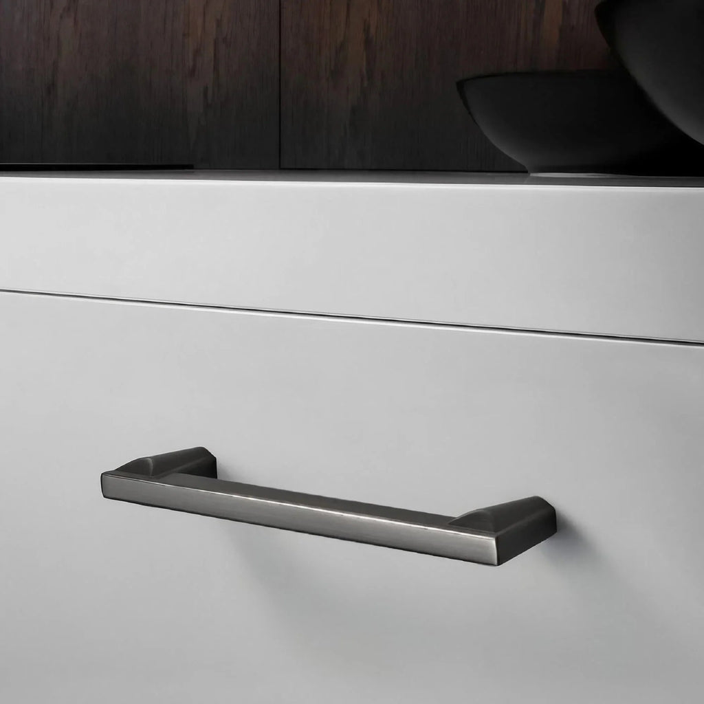 Stylish Conical Brushed Nickel Cabinet Pulls and Knobs