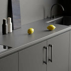 Stylish Conical Brushed Nickel Cabinet Pulls and Knobs
