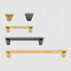 Stylish Conical Brushed Nickel Cabinet Pulls and Knobs