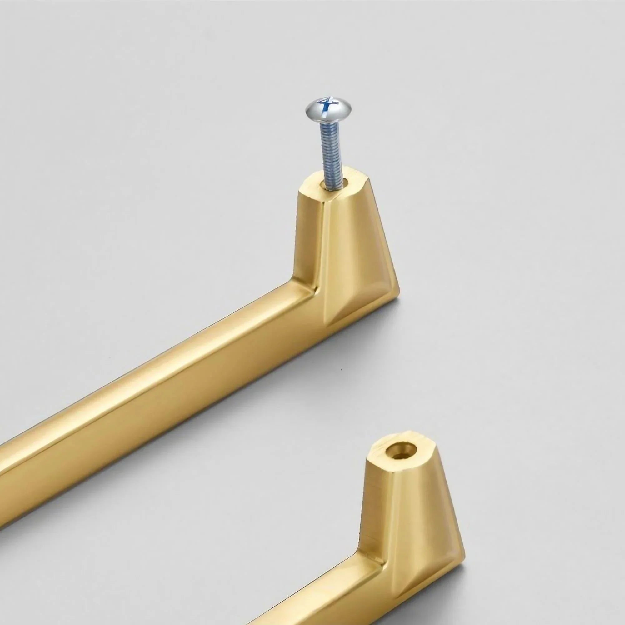 Stylish Conical Brushed Nickel Cabinet Pulls and Knobs
