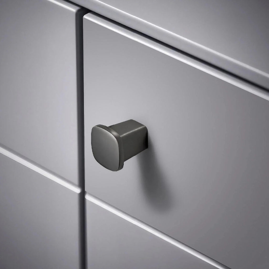 Unique Brushed Nickel Cabinet Pulls Square Drawer Knobs