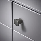 Unique Brushed Nickel Cabinet Pulls Square Drawer Knobs