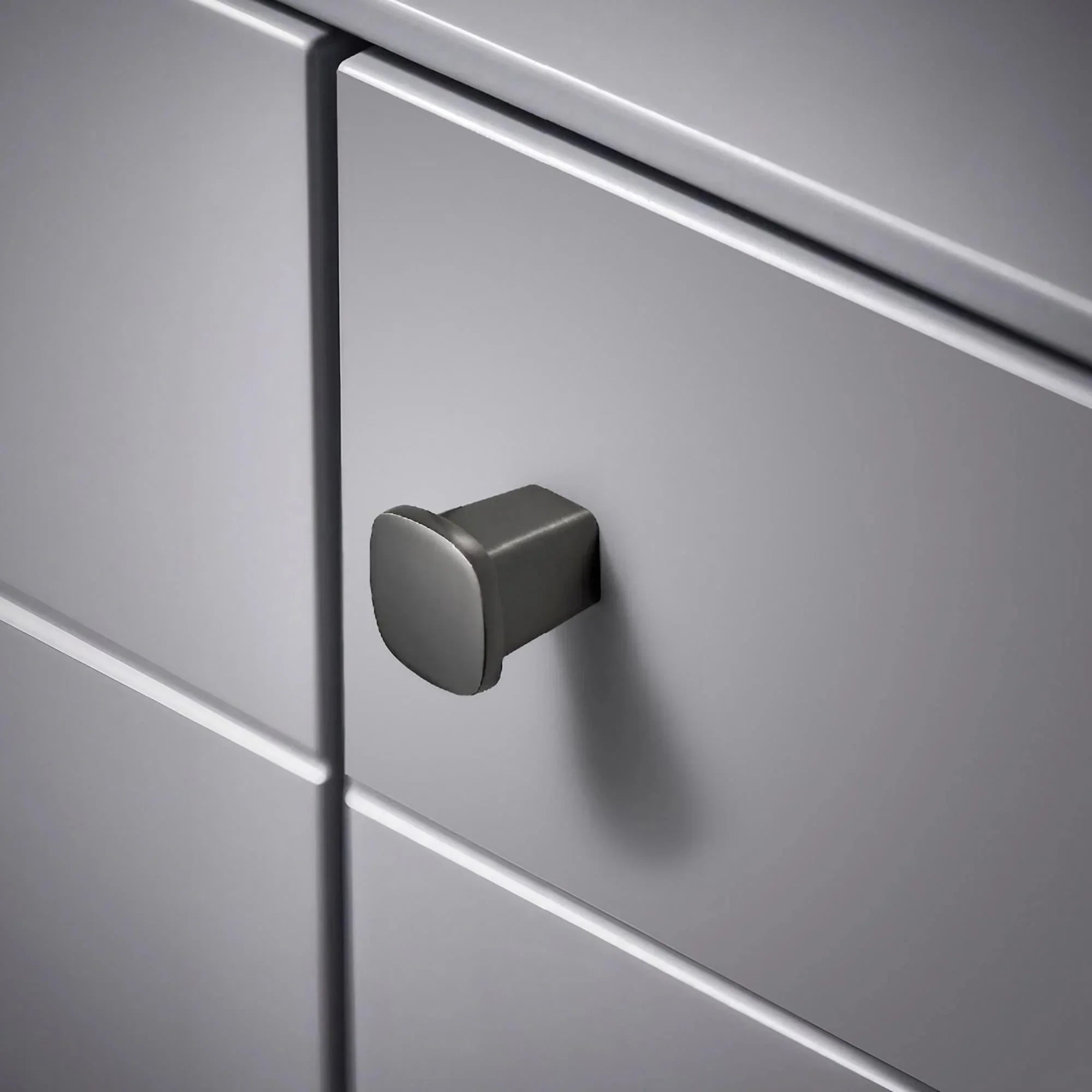 Unique Brushed Nickel Cabinet Pulls Square Drawer Knobs