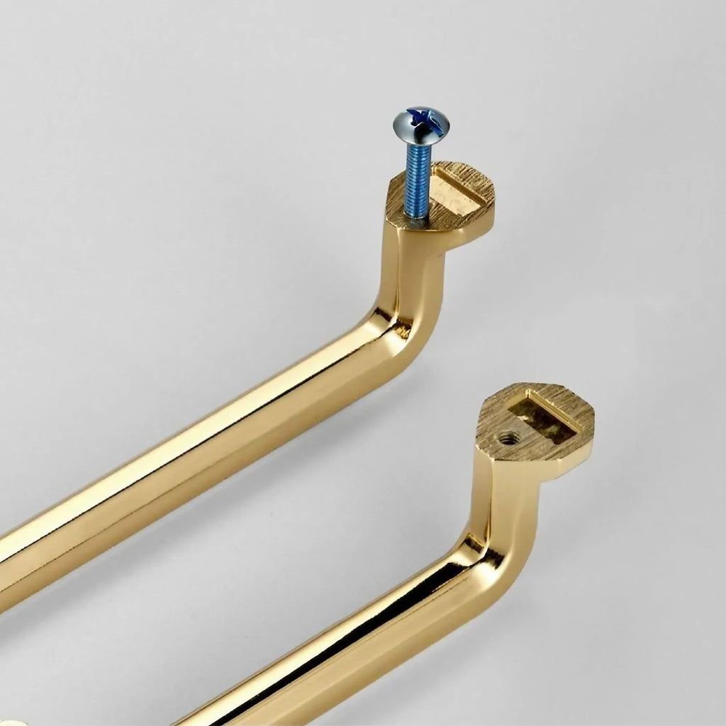 Light Luxury Polished Gold Cabinet Pulls and Knobs