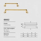Light Luxury Polished Gold Cabinet Pulls and Knobs