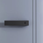 Minimalist Black Interior Door Handles with Lock