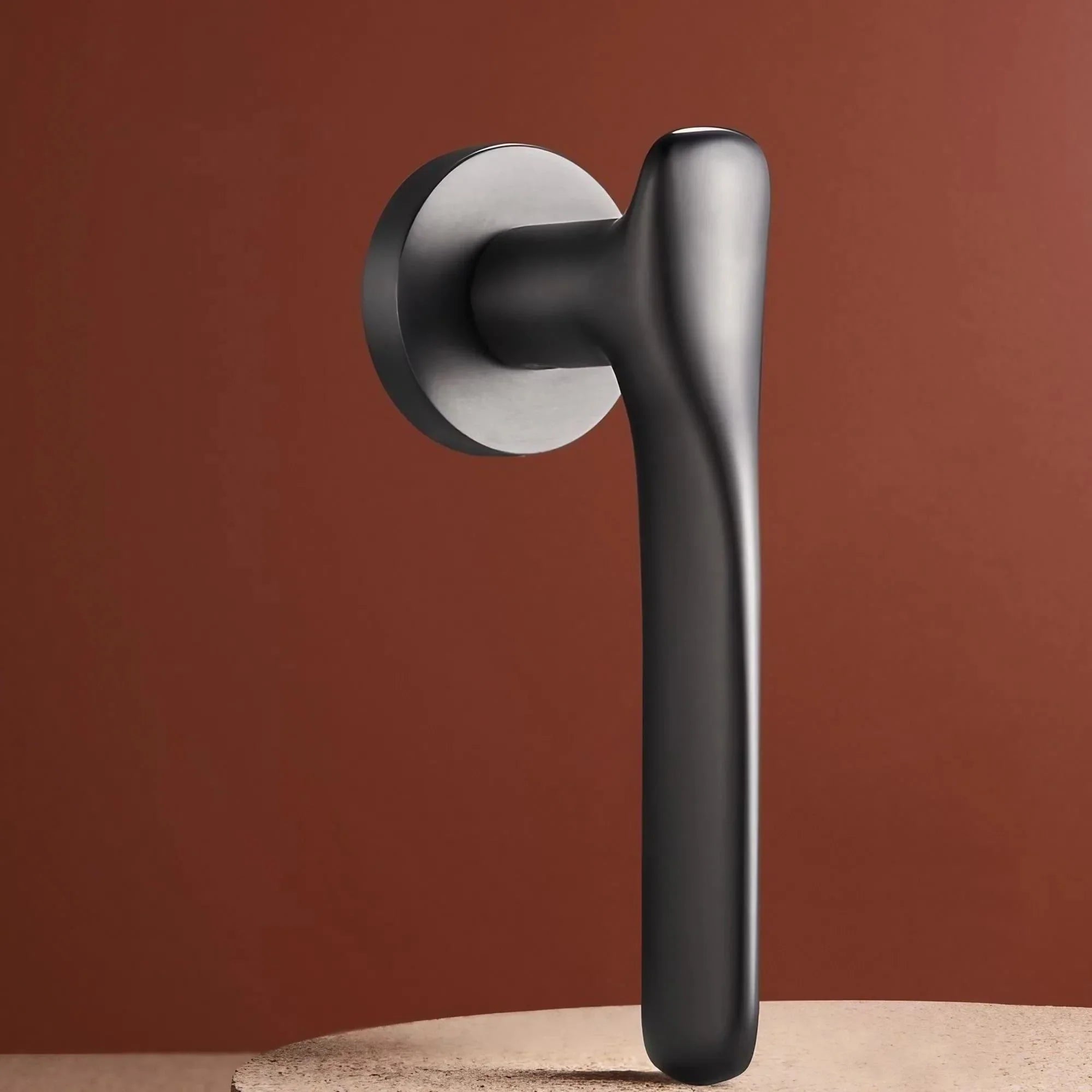 Modern Silent Bedroom Door Handles with Lock