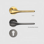 Modern Silent Bedroom Door Handles with Lock