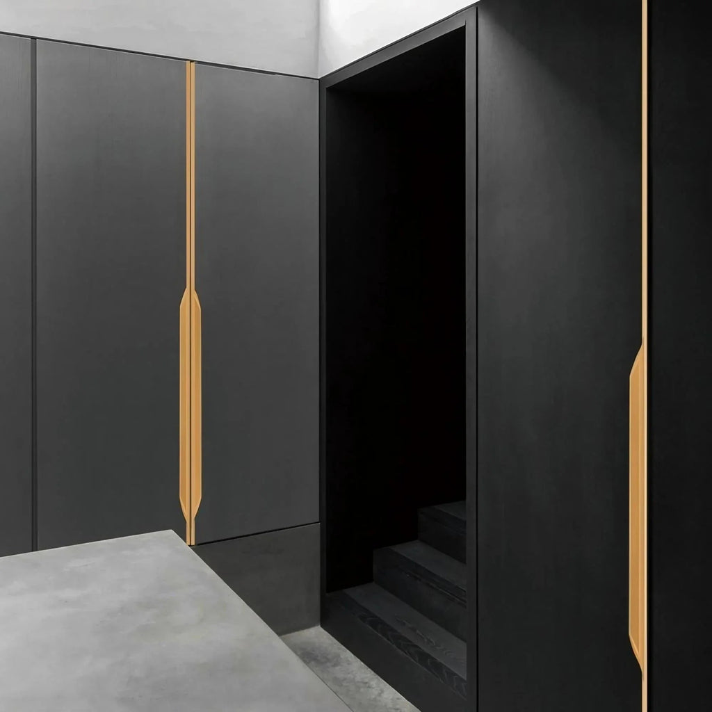 F-shaped Invisible Long Cabinet Edge Pulls