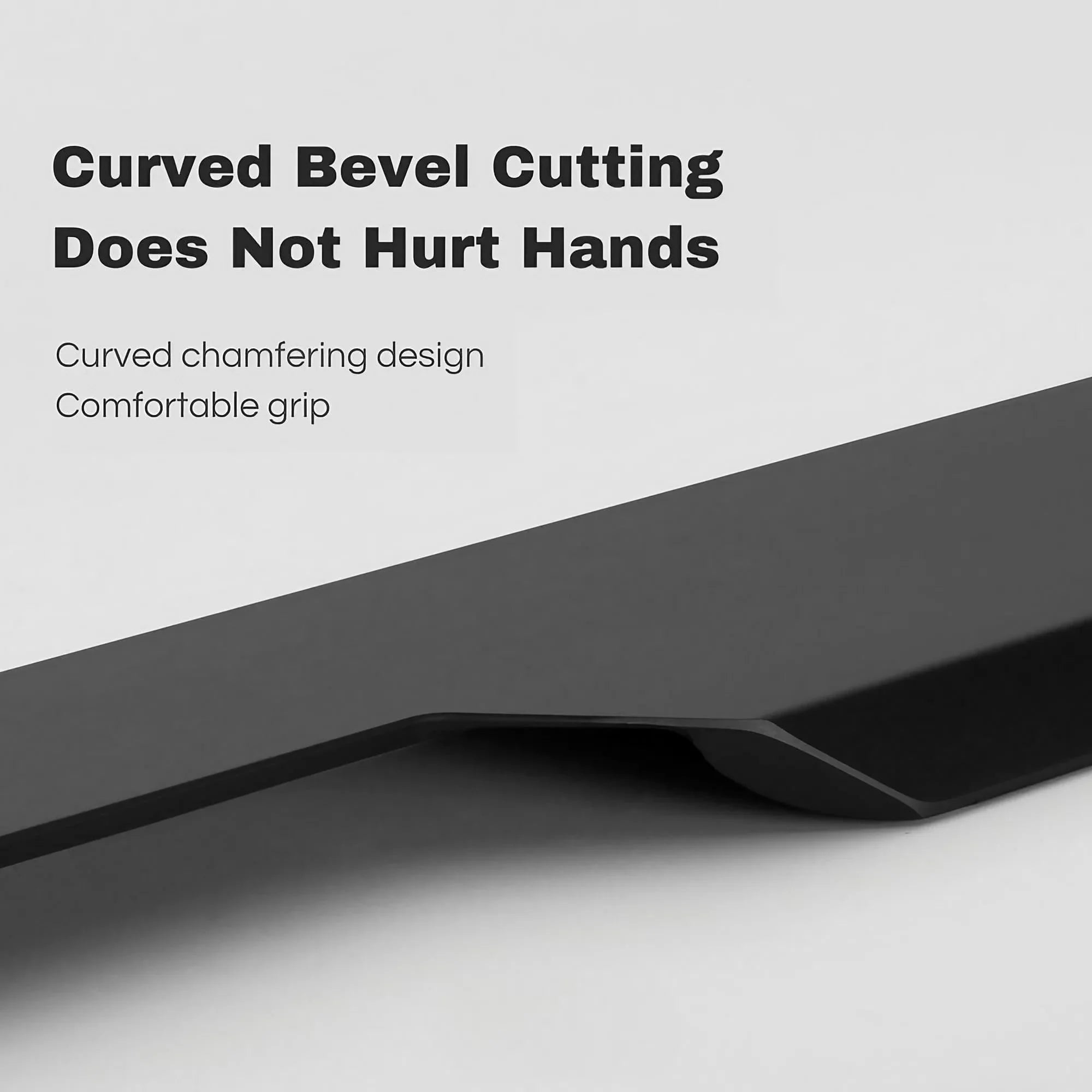 F-shaped Invisible Long Cabinet Edge Pulls